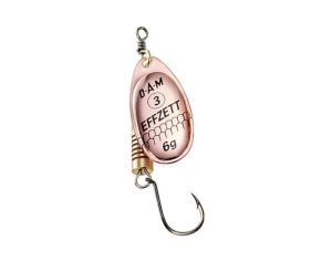 Rotačka Effzett Spinner With Single Hooks Copper veľ.1 3g